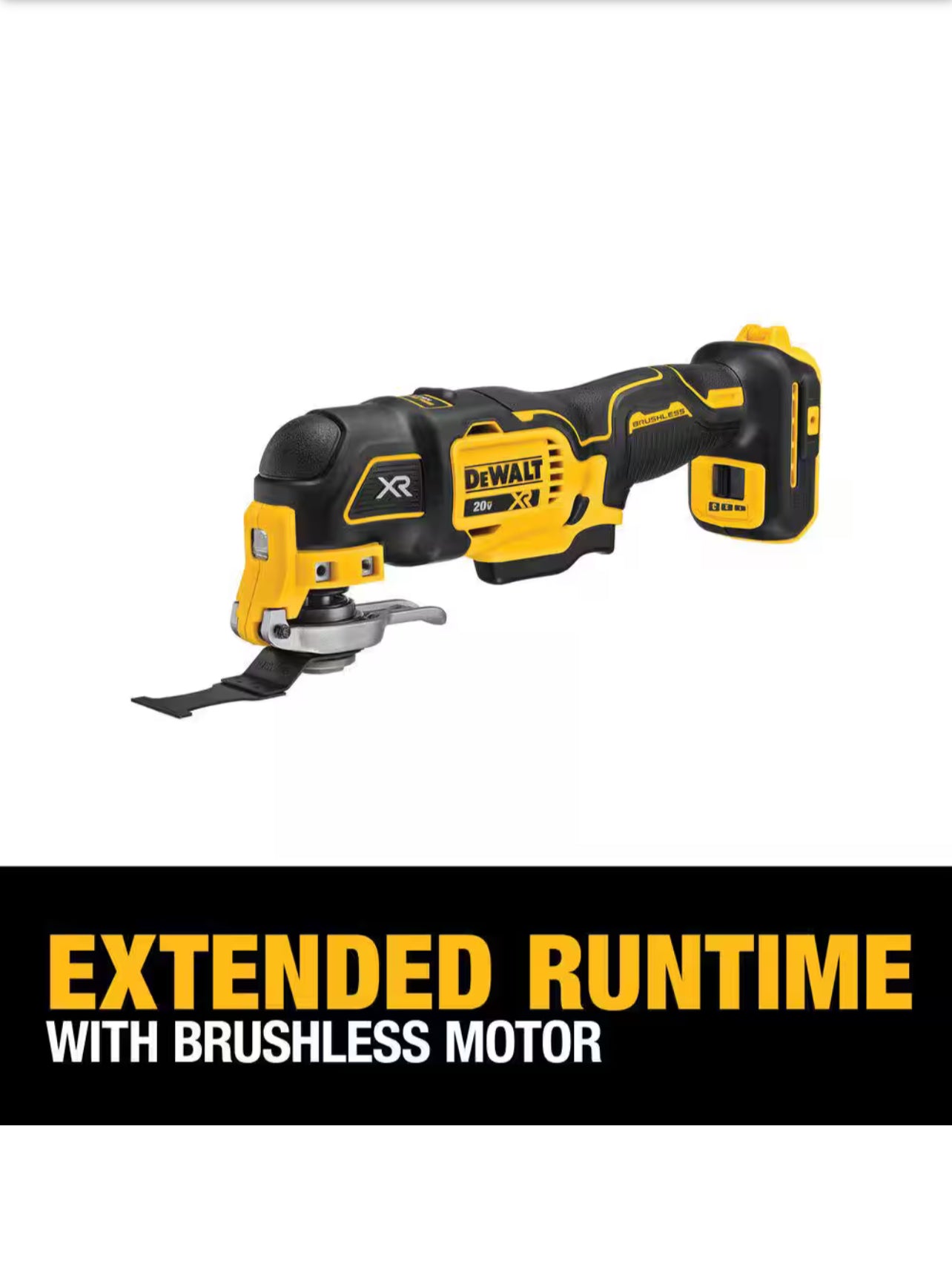 DEWALT
20V MAX XR Cordless Brushless 3-Speed Oscillating Multi Tool (Tool Only)Open Box